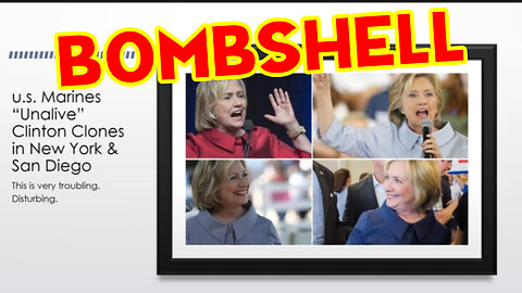 Bombshell! u.s. Marines Executed Clinton Clones in New York and San Diego.