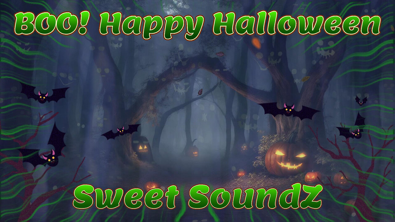 BOO! Happy Halloween! Spooky Ghosts Forest at Night! BOO!