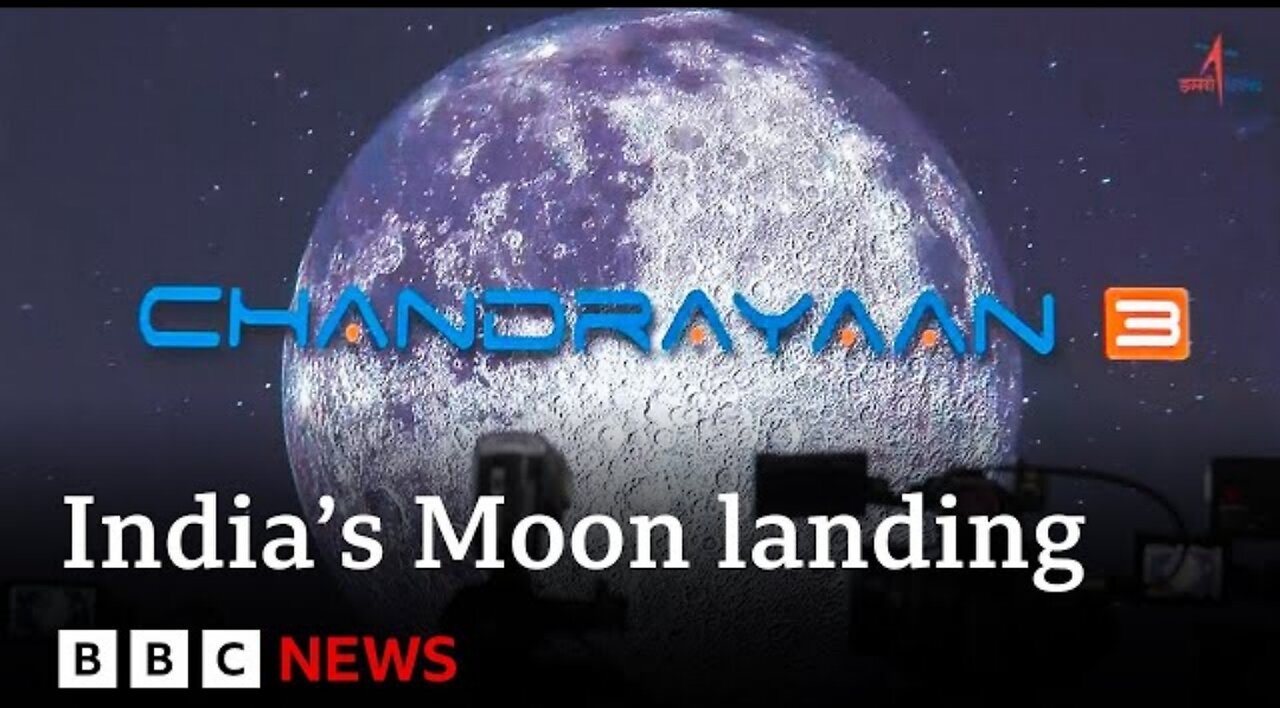 India Moon landing: Chandrayaan-3 spacecraft lands near south pole - BBC