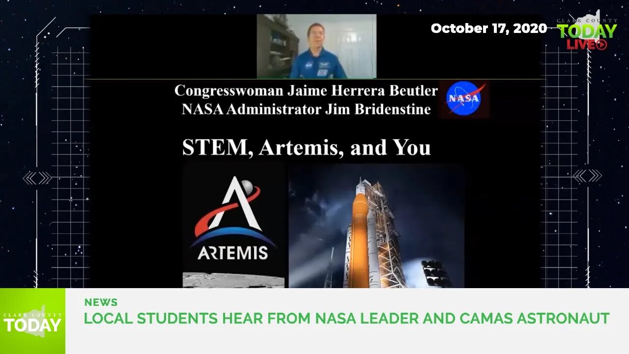 Local students hear from NASA leader and Camas astronaut