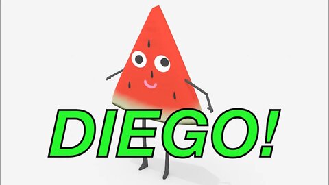 Happy Birthday DIEGO! - WATERMELON Birthday Song