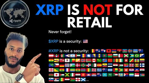 BUY XRP cause it’s not for retail Investors