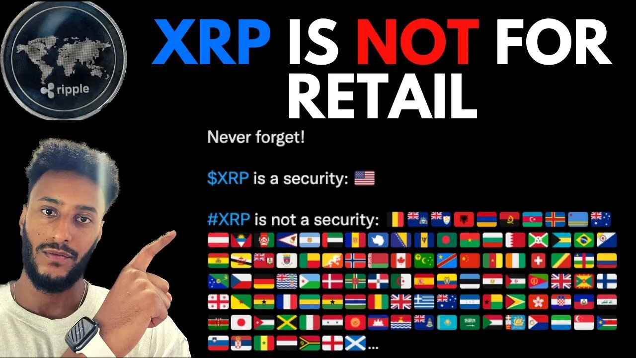 BUY XRP cause it’s not for retail Investors