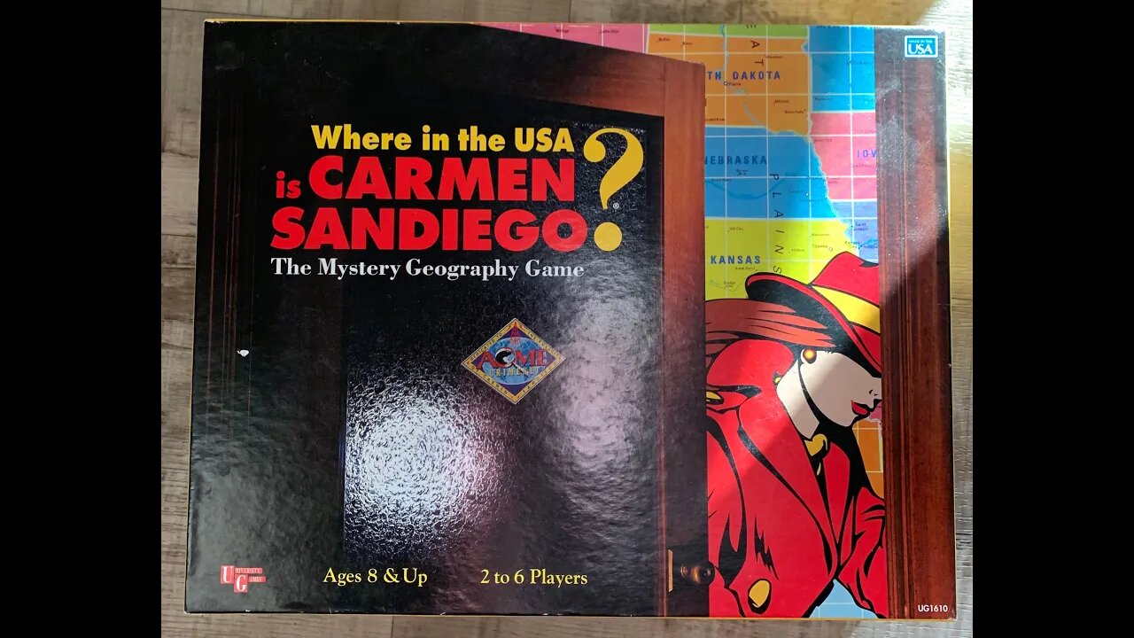 Family Game Night (Vintage Edition): Where in the USA is Carmen SanDiego? + Where in the World is Carmen SanDiego?