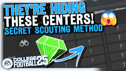 HIDDEN 4-STAR CENTERS IN CFB25 | Secret Scouting Guide (MUST WATCH!)