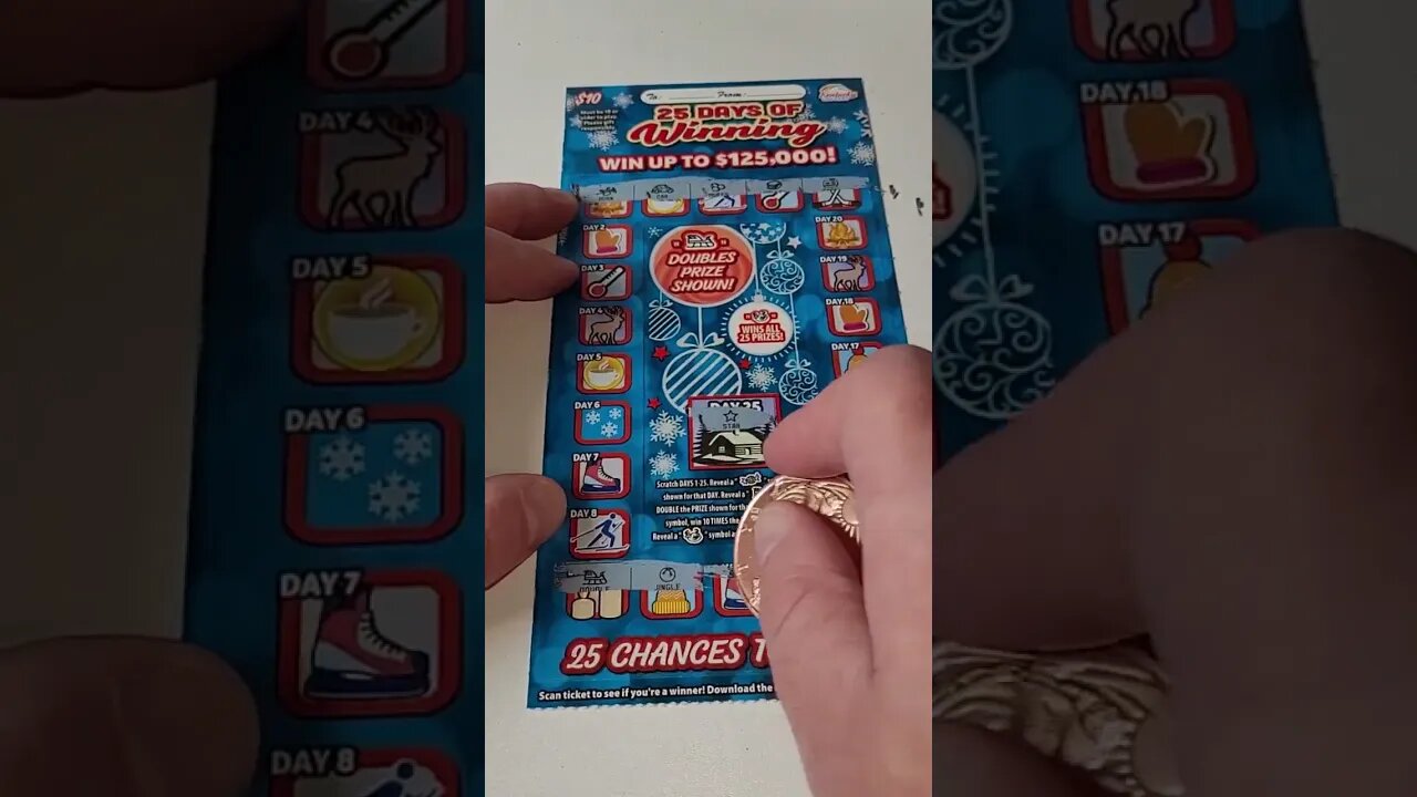 Chrsistmas Scratchers from the Kentucky Lottery!