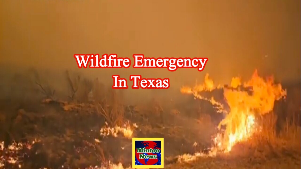 Wildfire emergency in Texas panhandle fueled by wind