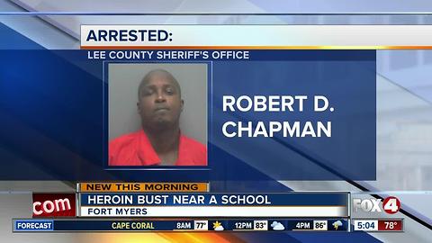 Lee deputies arrest man they say was selling heroin near school