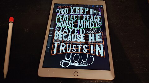 Isaiah 26:3 short sesh learning a style