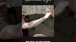 Tent Tarp: Adirondack Style #Shorts