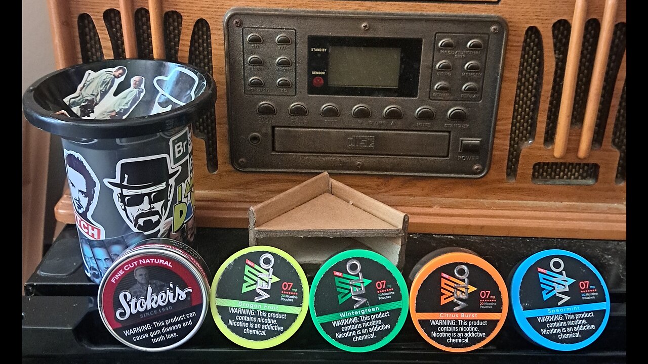 Crazy Dip Combinations (Nicotine Pouches and Stoker's Fine Cut Natural)