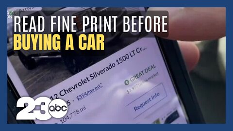 Surprises found in fine print for buying cars