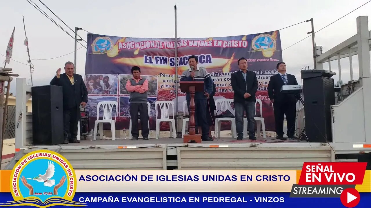 CAMPAÑA EVANGELISTICA EN PEDREGAL - VINZOS