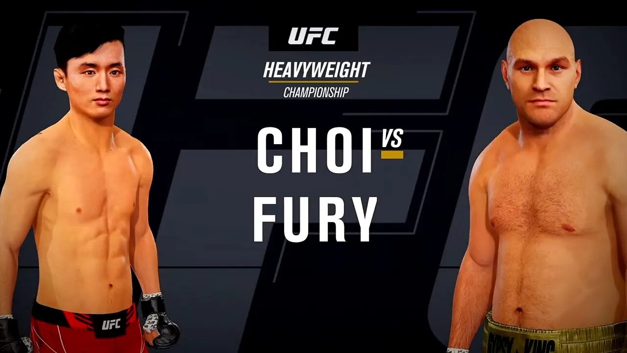 EA Sports UFC 4 Gameplay Tyson Fury vs Dooho Choi