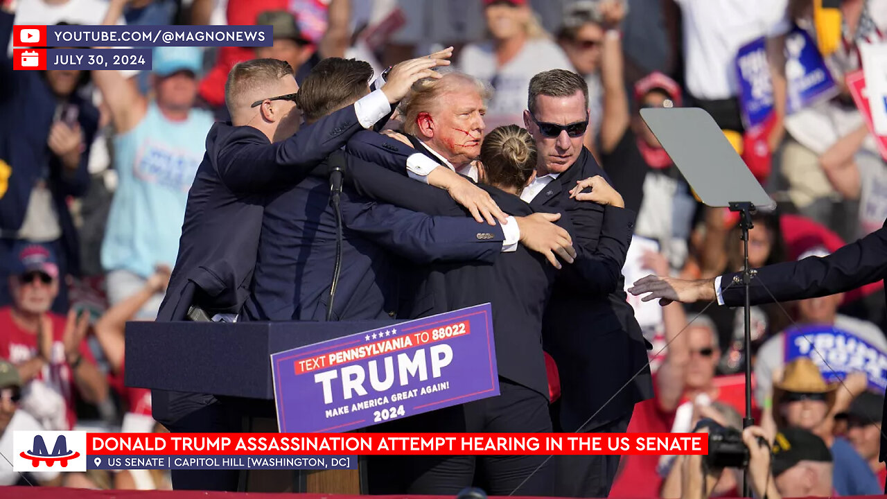 🇺🇸 Secret Service and FBI officials testify on Donald Trump Assassination Attempt in the US Senate