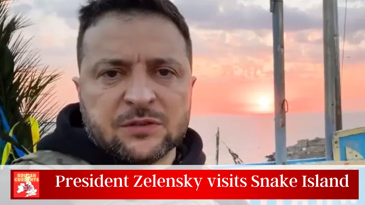 President Zelensky visits Snake Island as Ukraine war enters 500th day📰🗞️🗞️