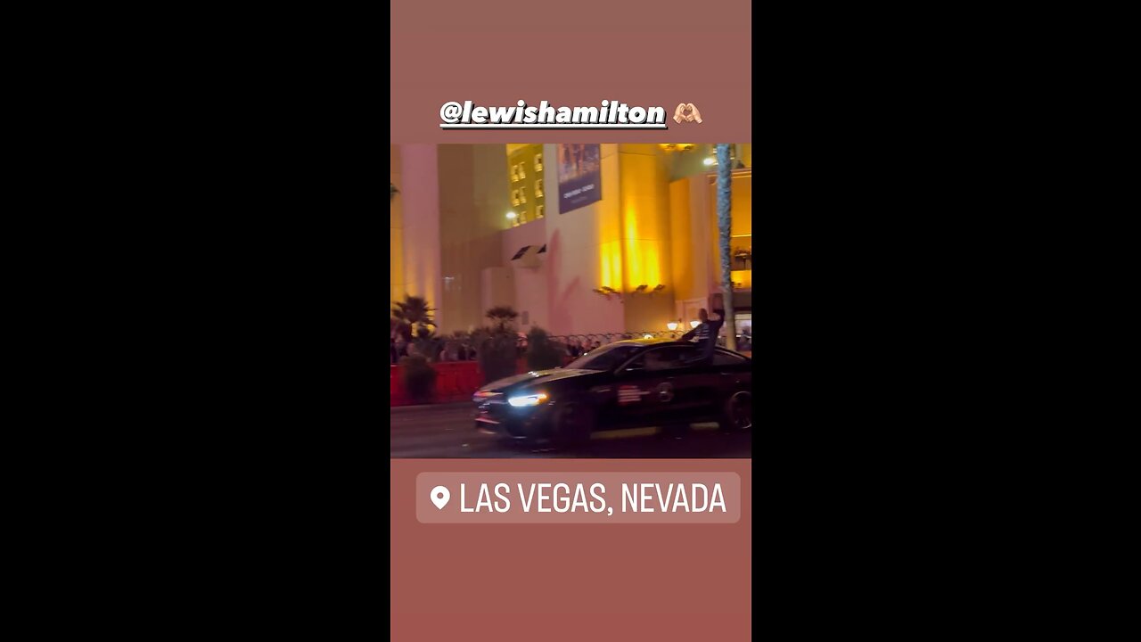 Lewish Hamilton @ Las Vegas Strip