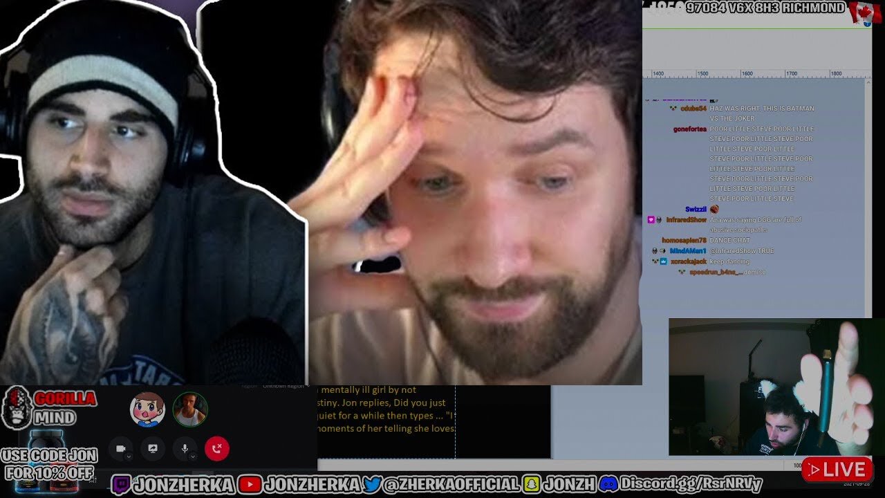 Jon Zherka VS Destiny Debate