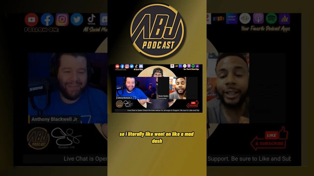 Enjoy a clip of this podcastEp34 with @boomharden is out now @boomharden