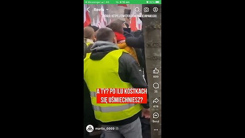 Police 🇵🇱 farmers protest🚜