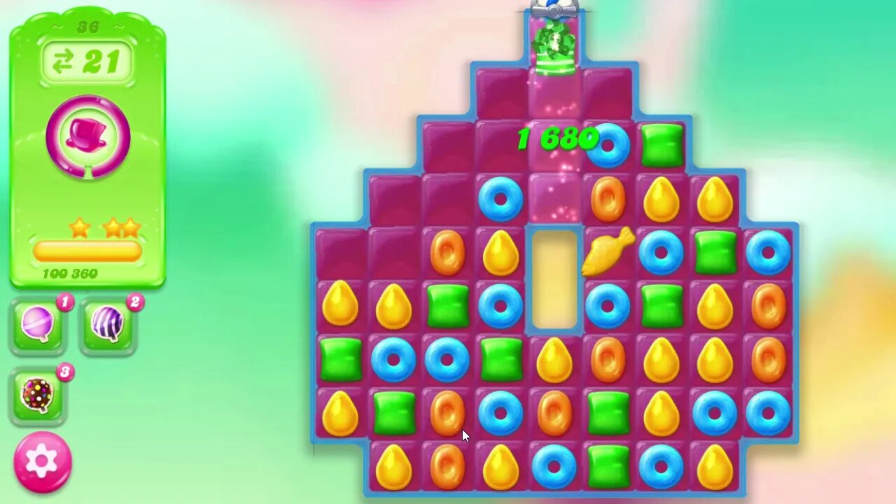 Candy Crush Jelly Saga Level 36