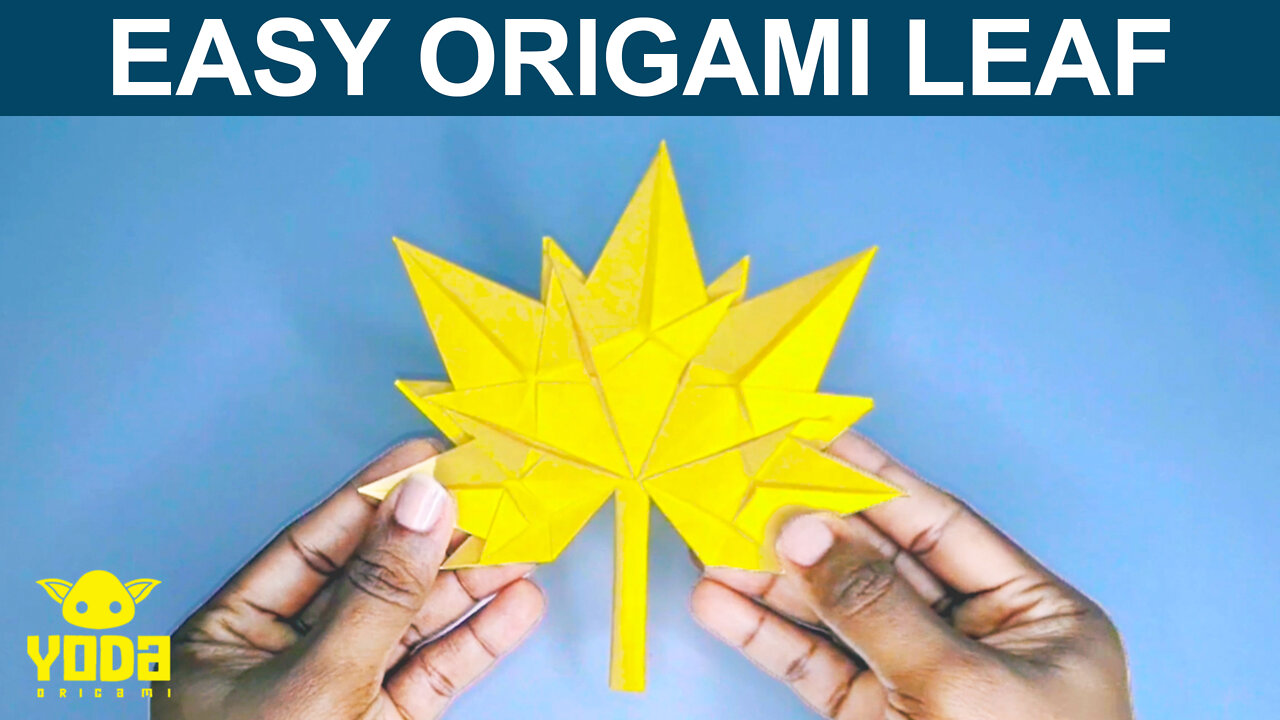 How To Make an Origami Leaf - Easy And Step By Step Tutorial