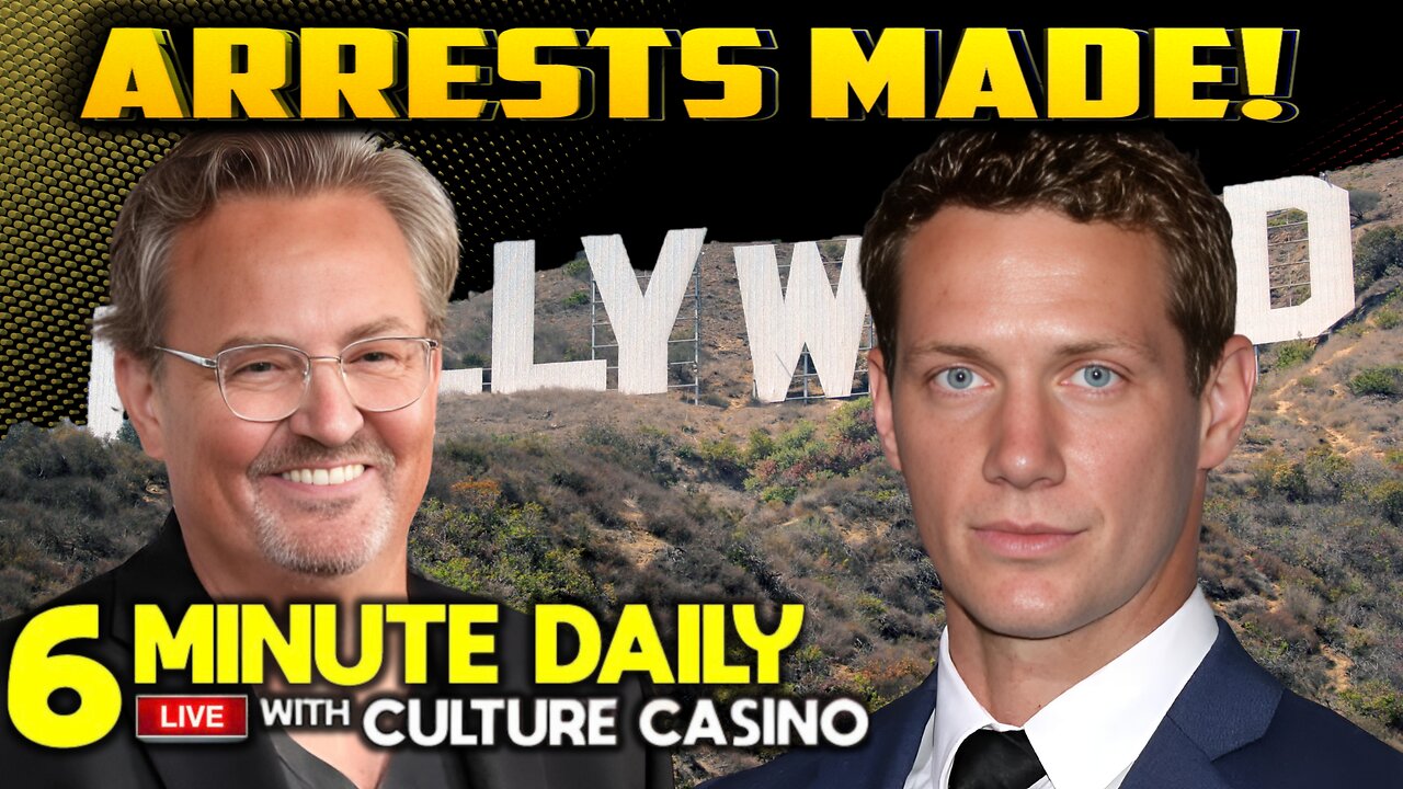 Matthew Perry and Johnny Wactor Deaths See Multiple Arrests - 6 Minute Daily - August 16th