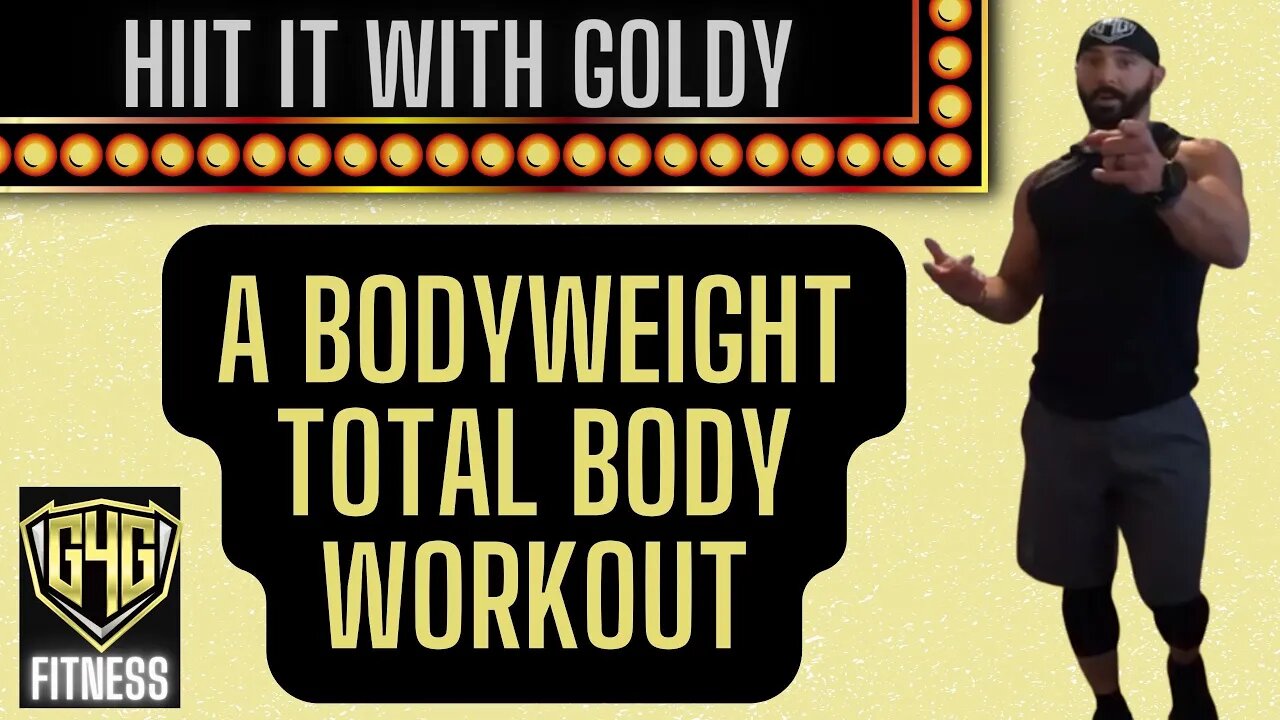 HIIT it with Goldy | Total Body | Bodyweight | 20 minutes