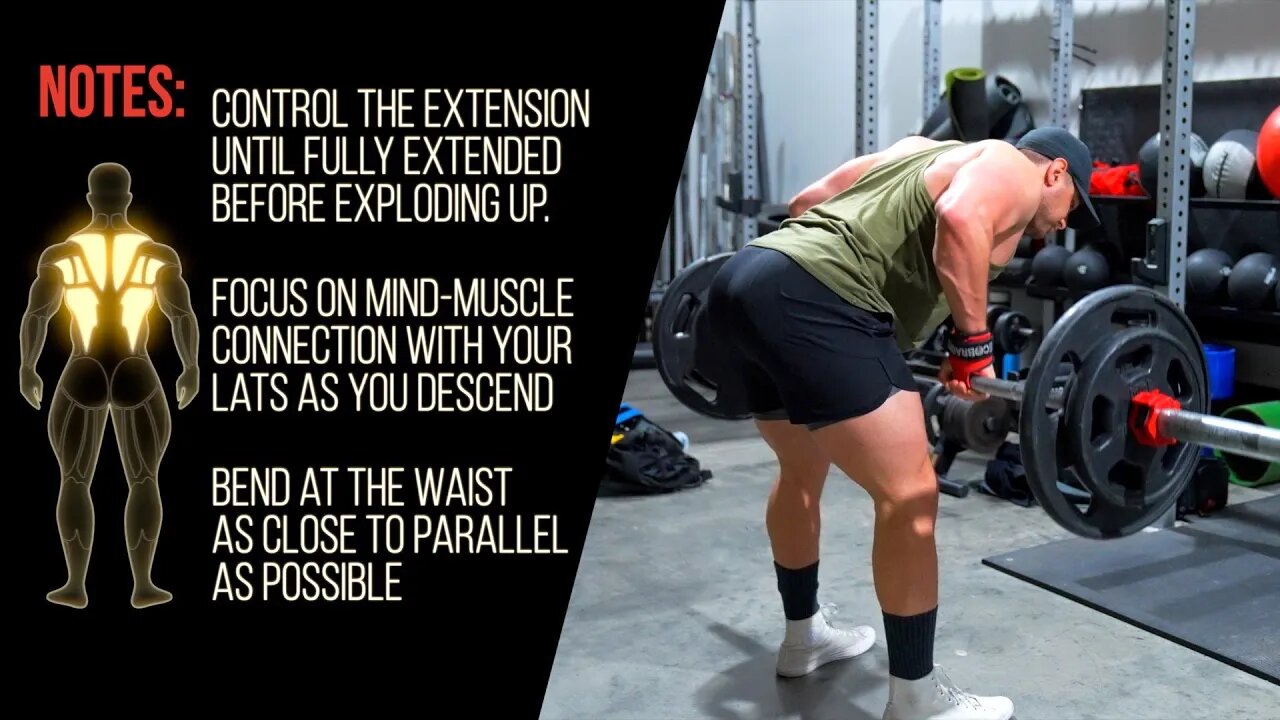 Full Extension Barbell Row