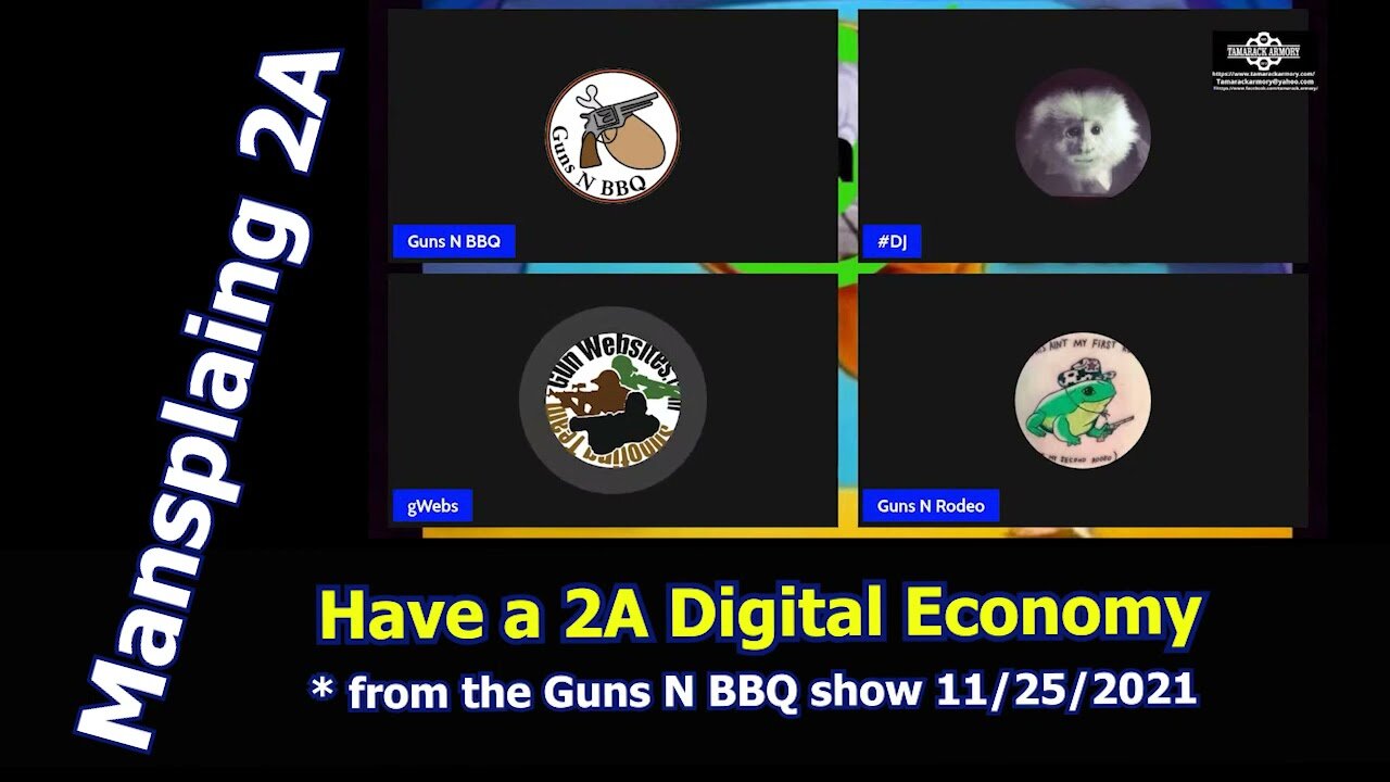 Create a 2A Digital Economy - Mansplaining 2A '@Guns N BBQ' Thanksgiving Chat