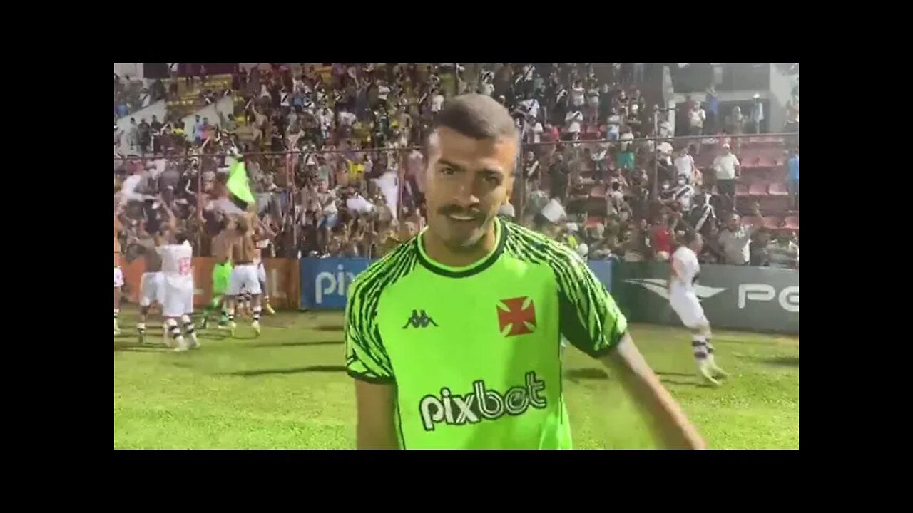 Goleiro Cadu falando da classificação na Copinha após pegar 2 pênaltis - Vasco 1x1 Audax (4x3)