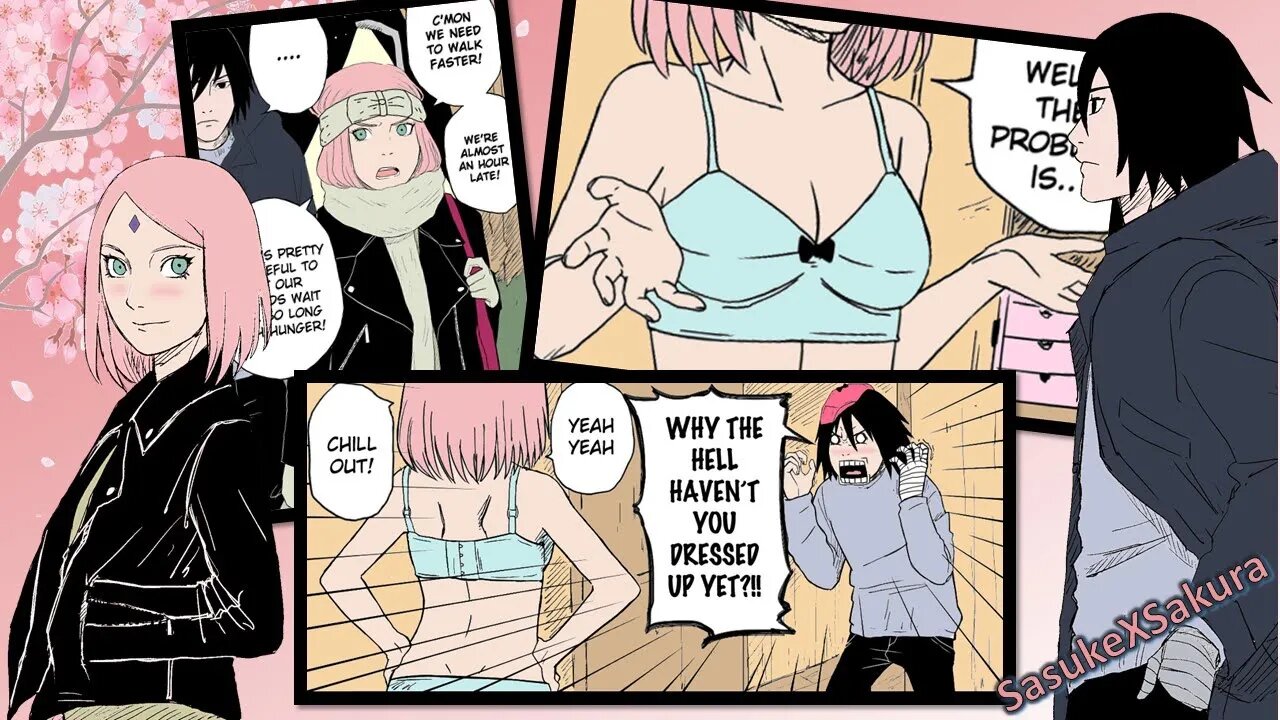 Going out Part 1 - Sakura and Sasuke [SasuSaku] Doujinshi [English]