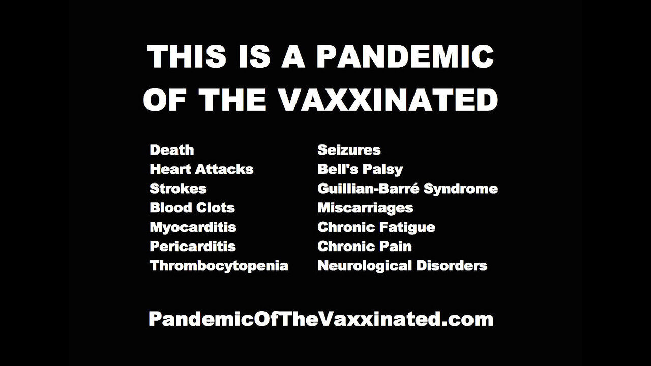 PANDEMIC of the VAXXINATED (A Never Ending Apocalyptic Murder/Suicide Movie Trailer...)