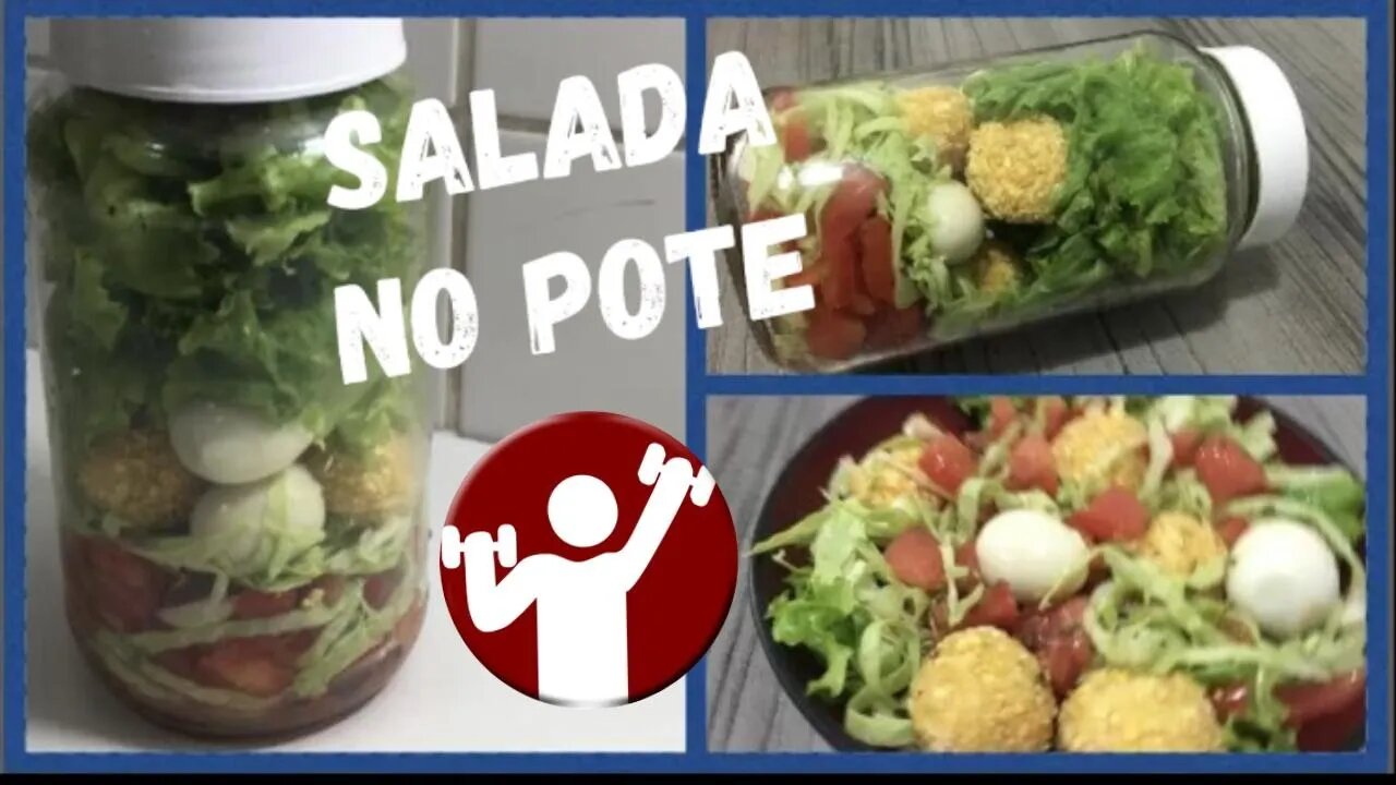 Salada No Pote - Fit, Deliciosa e Super Prática pra você levar onde quiser ou Vender !!