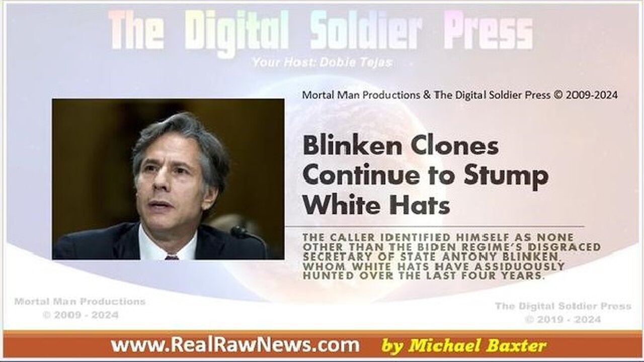 Antony Blinken Clones Continue to Stump the White Hats!