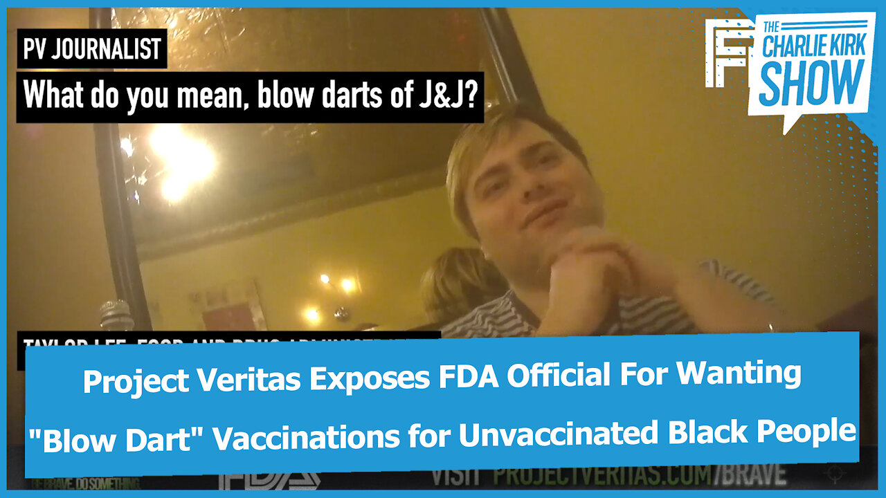 FDA Official Wants "Blow Dart" Vaccinations for Unvaccinated Black People