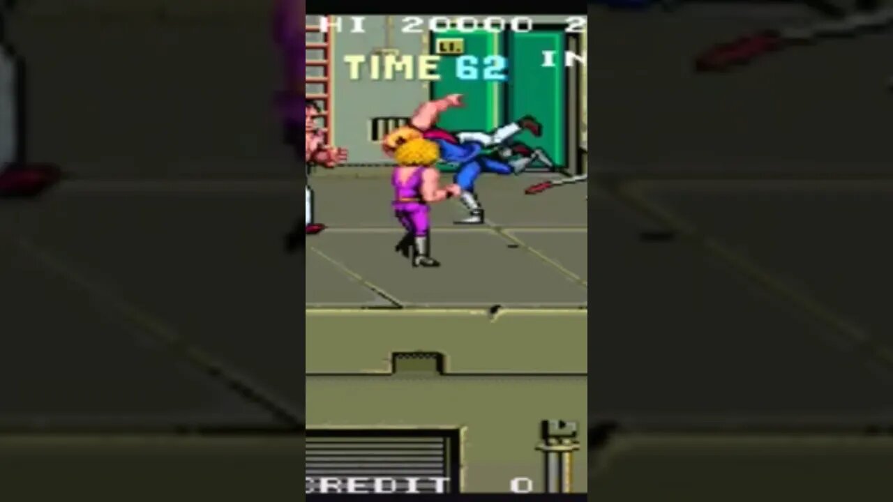 Double Dragon arcade longplay, playing as Bimmy