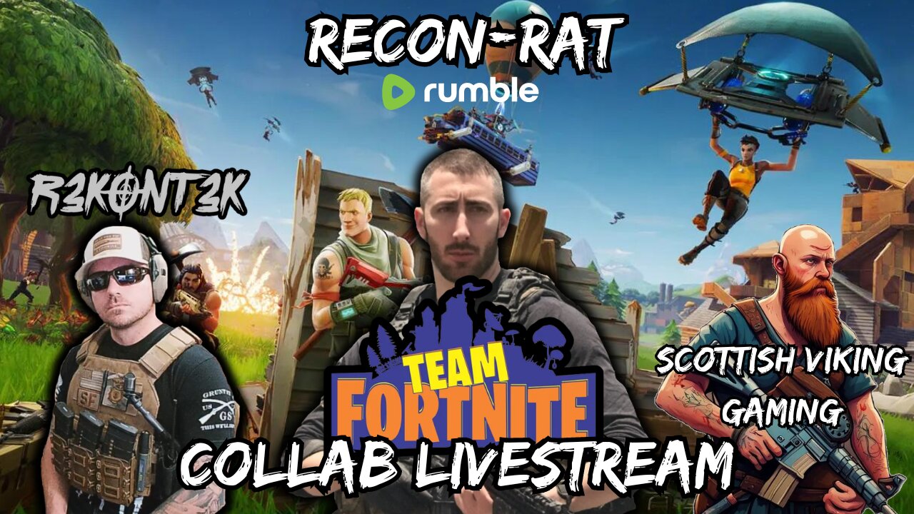 RECON-RAT - Sunday Fortnite Collab! - R3kont3k and Scottish Viking!