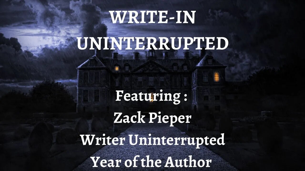 LIVE: WRITE-IN UNINTERRUPTED - Featuring: Zack Pieper, Cait Noelle, and Katie Francis