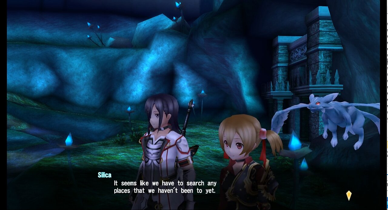 ZDC SAO RE HF ソードアート・オンライン -ホロウ・フラグメント- PC Part 76 F82 Partner Dialogues Start Asuna to Leafa