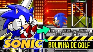 Sonic BOLINHA de Golf ? | Sonic Snolf #shorts