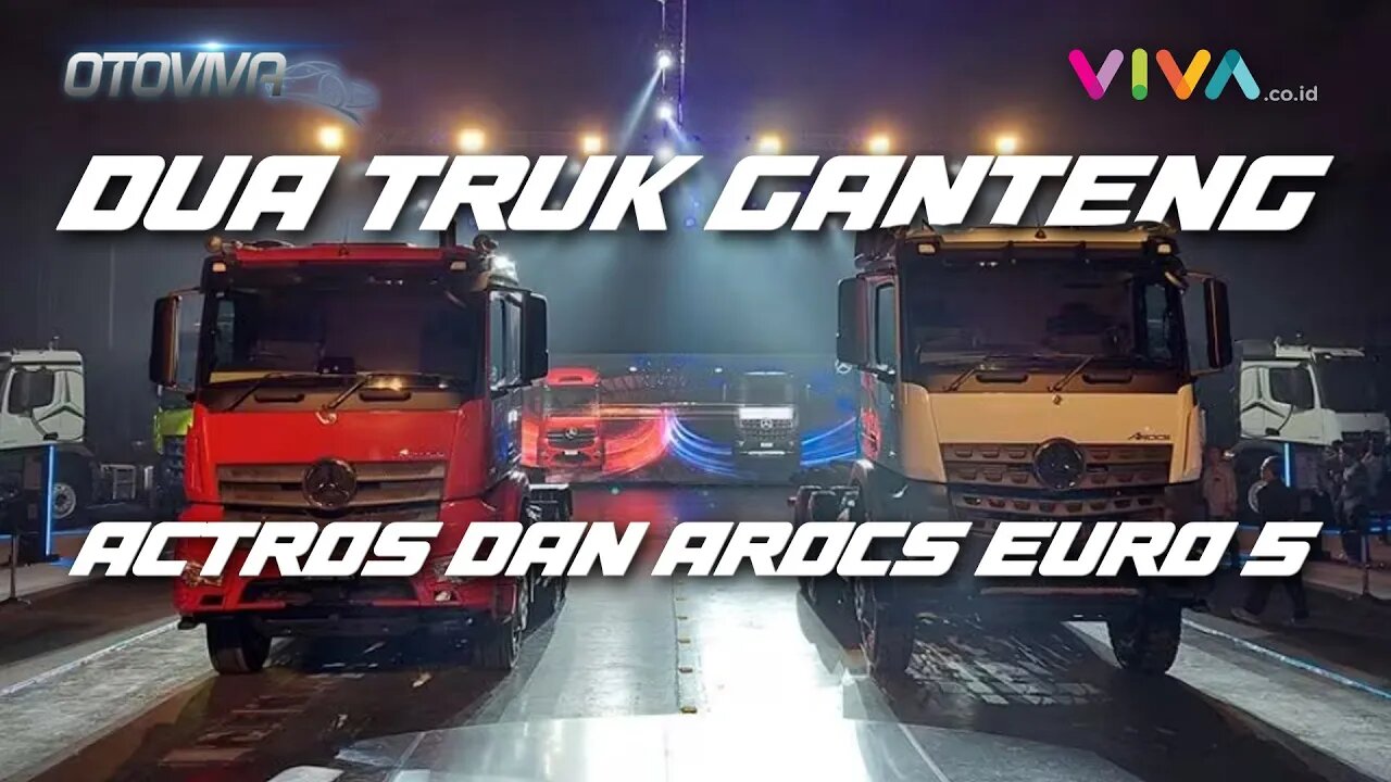 Mercedes-Benz Actros dan Arocs Euro 5 Truck Irit, Lebar dan Nyaman!