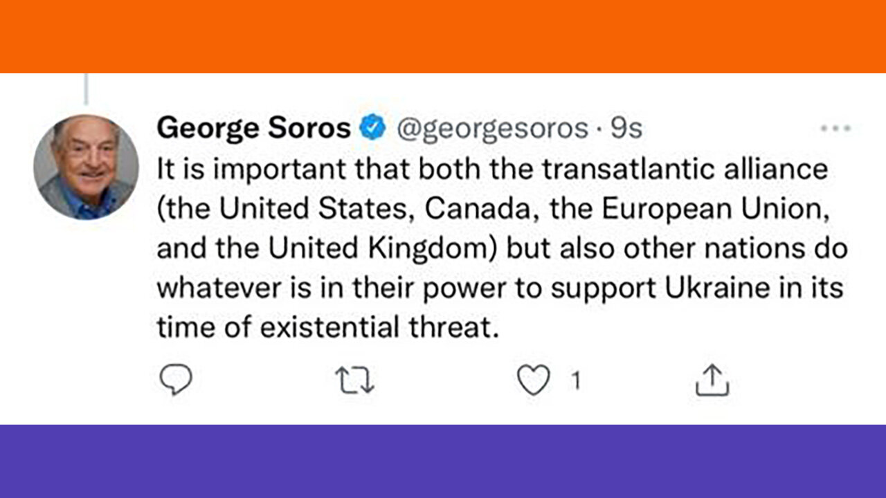 Soros Supports Ukraine | Pro-Russians To Be Censored By Big Tech