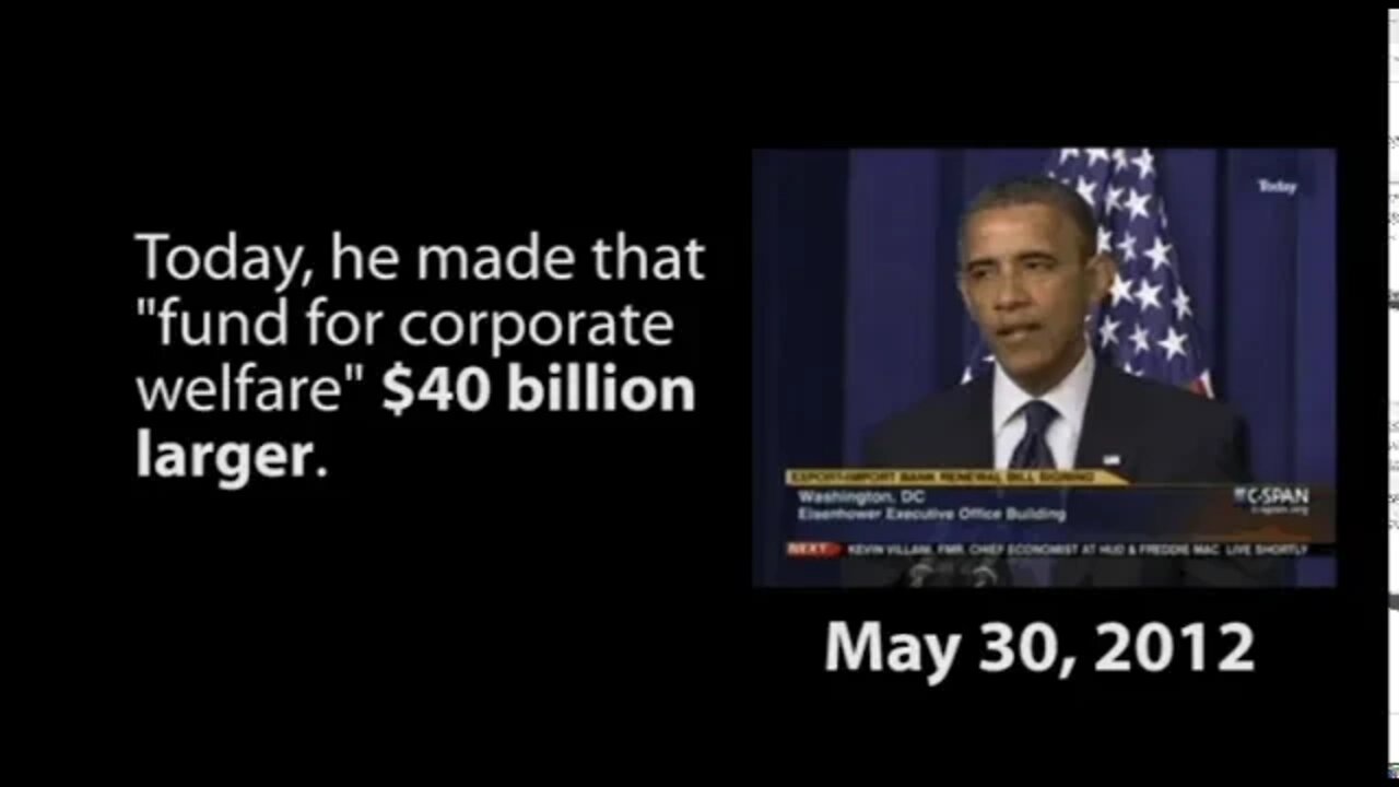 Jesuit puppet Barack Obama flip flops on Vatican controlled Export-Import Bank