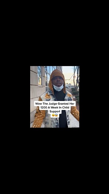 Scornful Ex Takes Her Man To Court, Gets Judge To Make Him Pay $1200 Per Week In Child Support