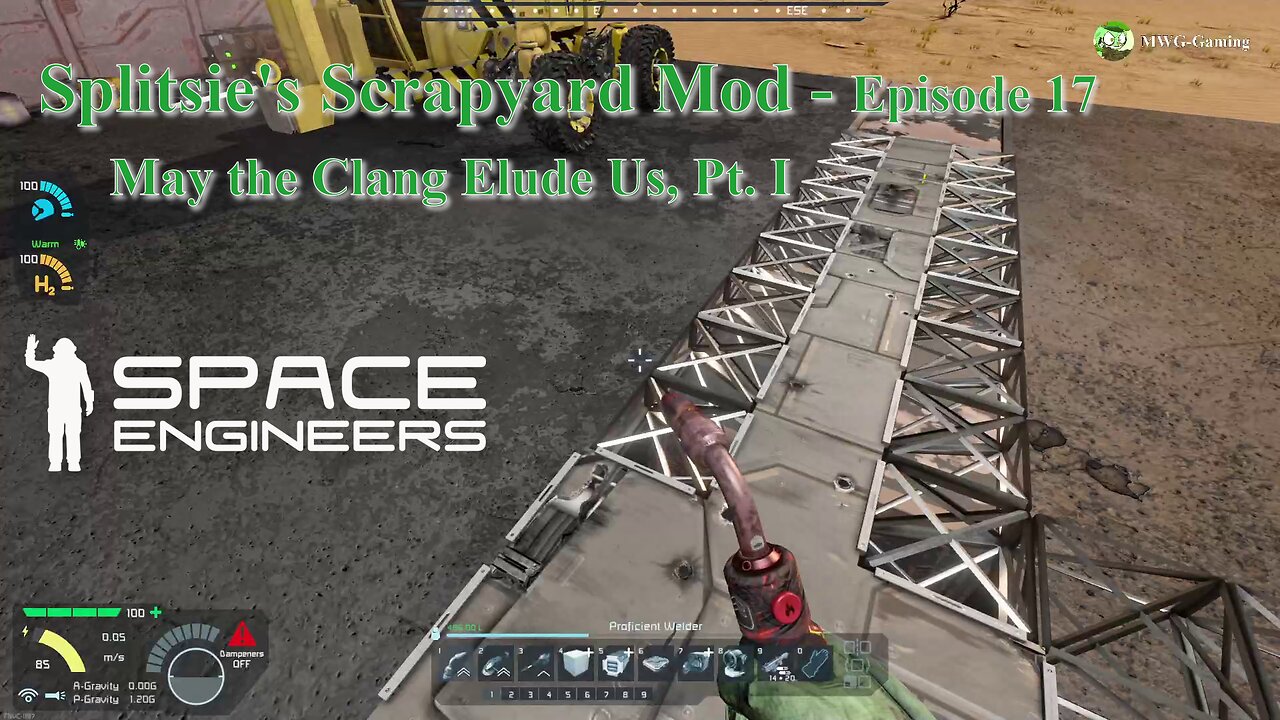 Space Engineers – Splitsie’s Scrapyard – Ep. 17 May the Clang Elude Us Part I