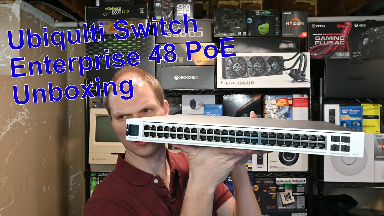 Ubiquiti Switch Enterprise 48 PoE - Unboxing