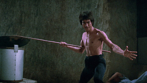 Cross kick Studio Films Bruce Lee picture long staff 3