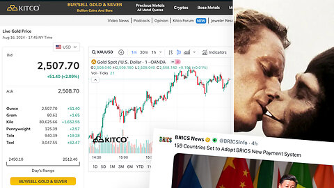 mPOX | W.H.O. Declares Mpox a Global Health Emergency, Gold Hits $2,500 Per Ounce & 159 Countries (81.5% of Earth) to Adopt BRICS New Payment System + Why Won't Andrew Sorchini Offer Free Monkey Pox Exams?