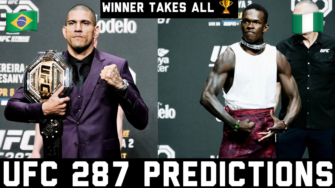 Last Minute UFC 287 Picks